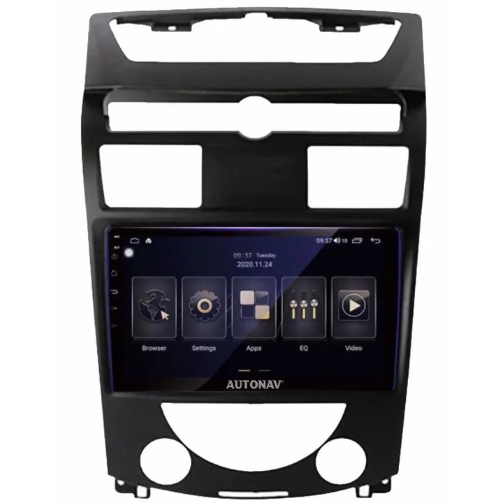 Navigatie AUTONAV Android GPS Dedicata Ssangyong Rexton 2 2006-2012, Model Classic, Memorie 128GB Stocare, 6GB RAM, Display 10" Full-Touch, WiFi, 2 x USB, Bluetooth, 4G, Octa-Core 8 * 1.8GHz, 4 * 50W Audio