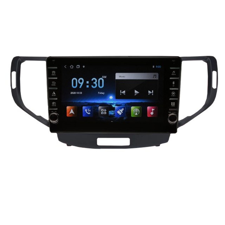Navigatie AUTONAV Android GPS Dedicata Honda Accord 2008-2012, Model PRO Memorie 64GB Stocare, 2GB RAM, Display 8" Full-Touch, WiFi, 2 x USB, Bluetooth, Quad-Core 4 * 1.8GHz, 4 * 50W Audio
