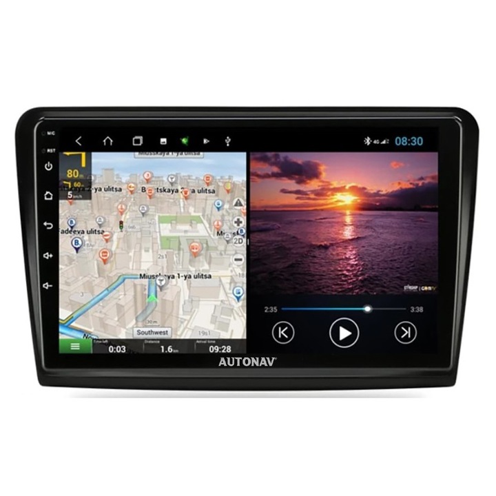 Navigatie AUTONAV Android GPS Dedicata Skoda Superb 2 2013-2015, Model Classic, Memorie 64GB Stocare, 4GB DDR3 RAM, Display 10" Full-Touch, WiFi, 2 x USB, Bluetooth, 4G, Octa-Core 8 * 2.0GHz, 4 * 50W Audio