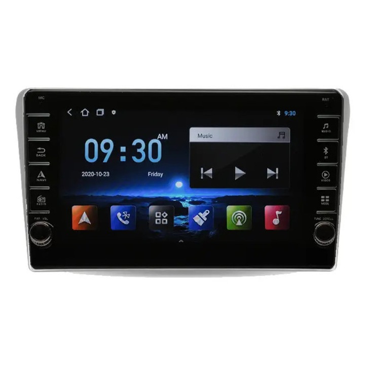 Navigatie AUTONAV Android GPS Dedicata Toyota Avensis 2003-2009, Model PRO Memorie 64GB Stocare, 2GB RAM, Display 8" Full-Touch, WiFi, 2 x USB, Bluetooth, Quad-Core 4 * 1.8GHz, 4 * 50W Audio