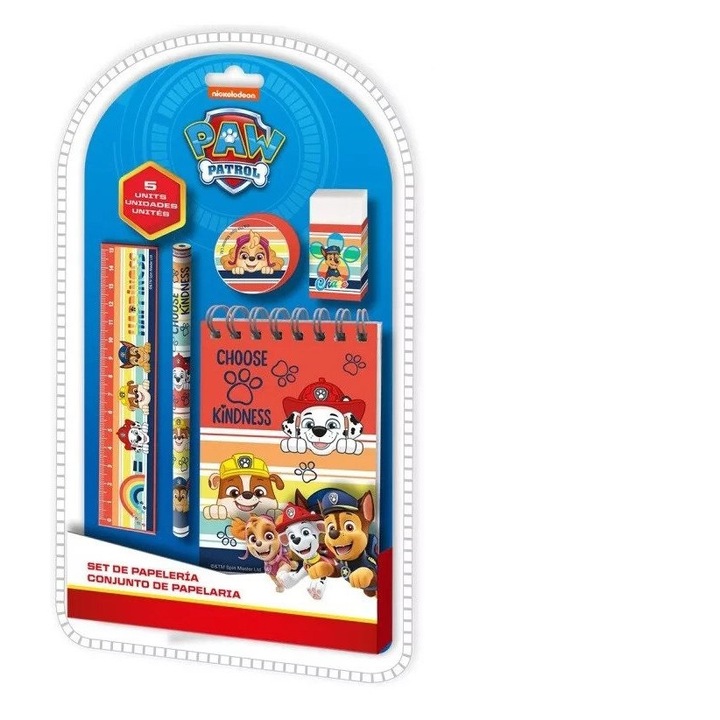 Set rechizite scolare Paw Patrol, 5 piese