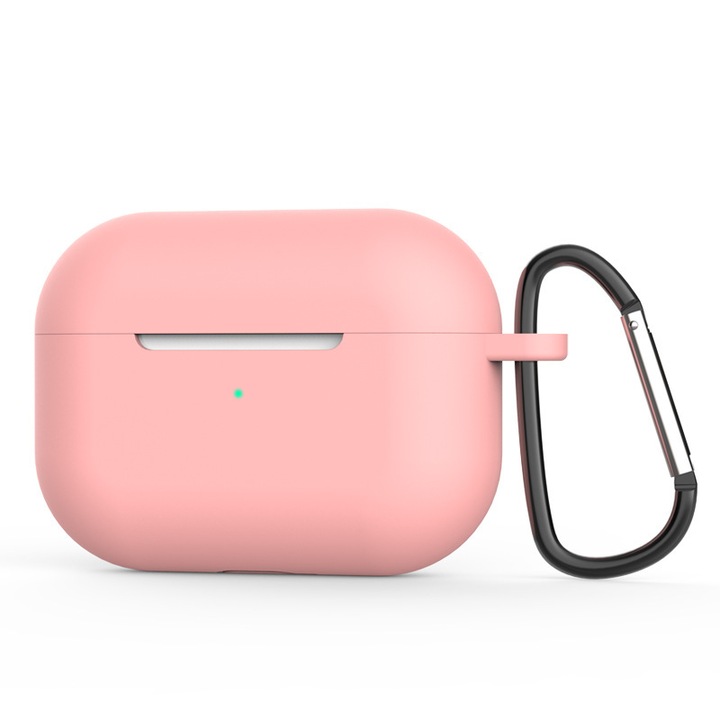 OEM Fülhallgató tok, szilikon, Apple Airpods Pro kompatibilis, rózsaszín
