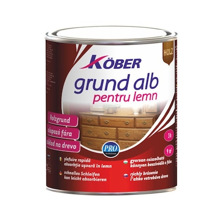 Grund pentru lemn, Ideea alb C0.75L