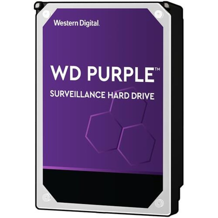 HDD AV WD Purple 3.5'', 6TB, 128MB, 5640RPM, SATA 6 Gb/s