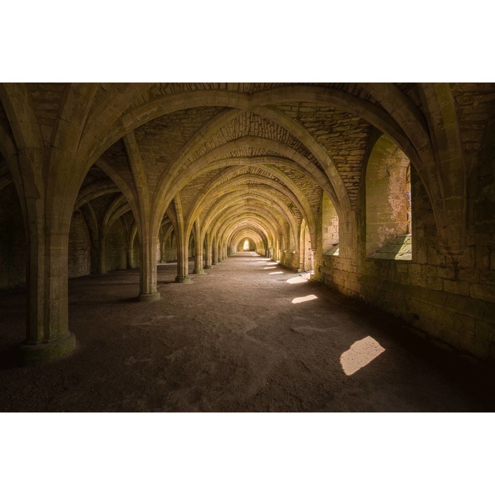 PVC öntapadó tapéta - Várfolyosó 3d Absztrakt, 180 x 240 cm