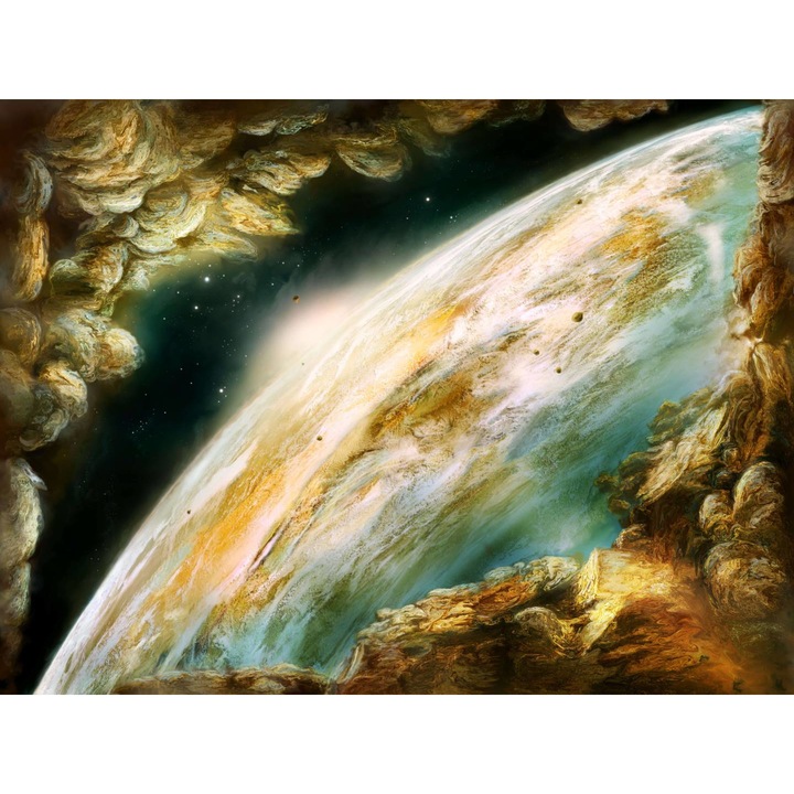 Öntapadó PVC tapéta - Föld 3d Absztrakt, 180 x 240 cm