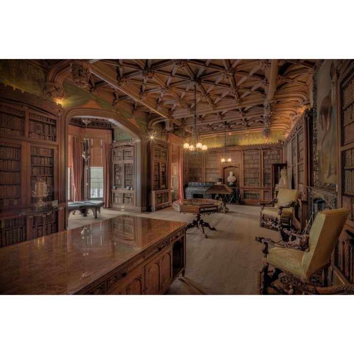 Öntapadó PVC tapéta - 3d Rendering Abstract Library, 100 x 150 cm