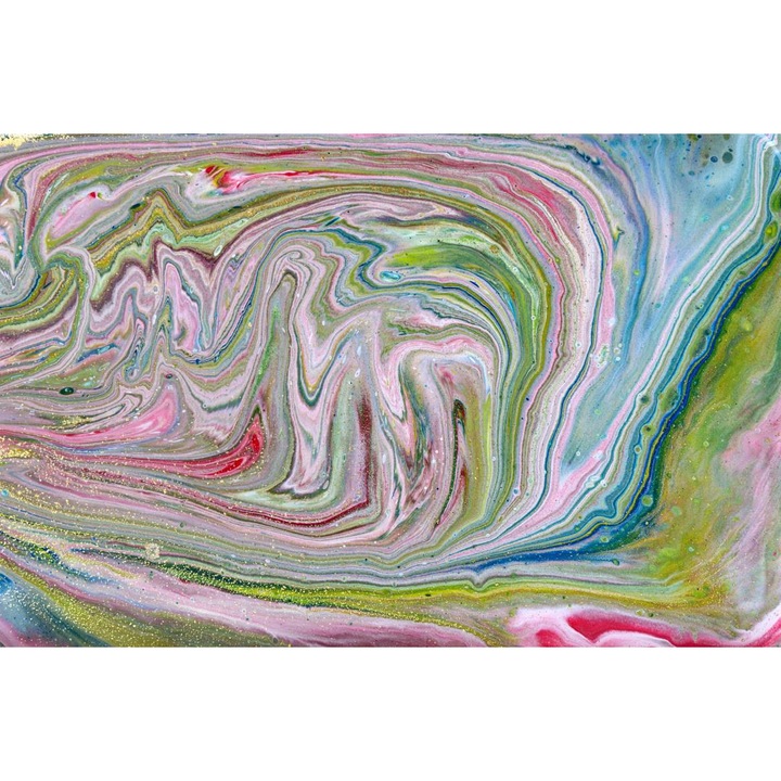 Öntapadó PVC tapéta - Absztrakt vonalak és körök, 100 x 150 cm