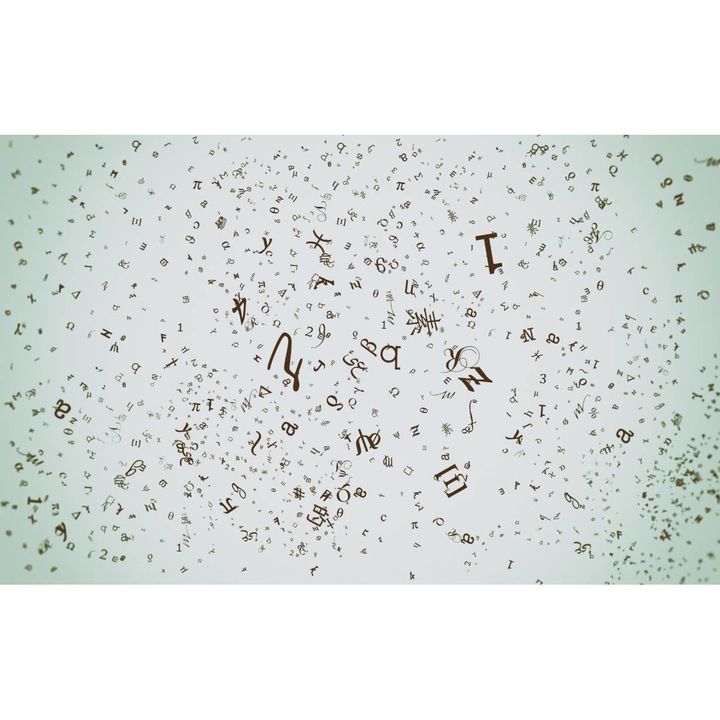 PVC öntapadó tapéta - Letters of the Alphabet vegyes absztrakt, 100 x 150 cm