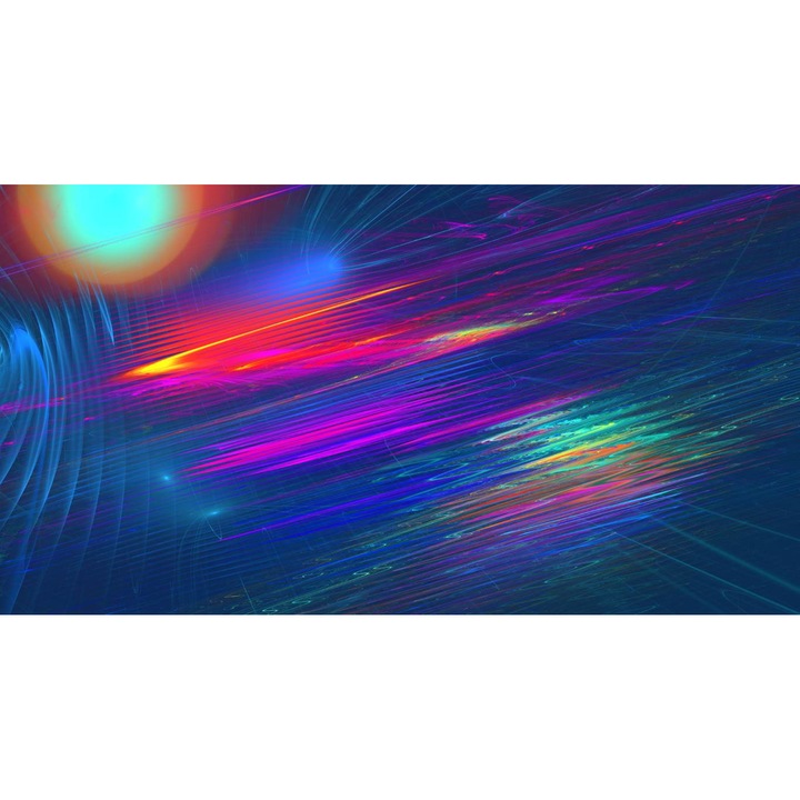 Öntapadó PVC tapéta - Absztrakt színes vonalak, 100 x 150 cm