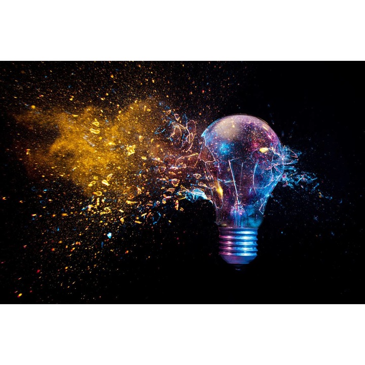 Öntapadó PVC tapéta - Explosion of Color and Light, 100 x 150 cm