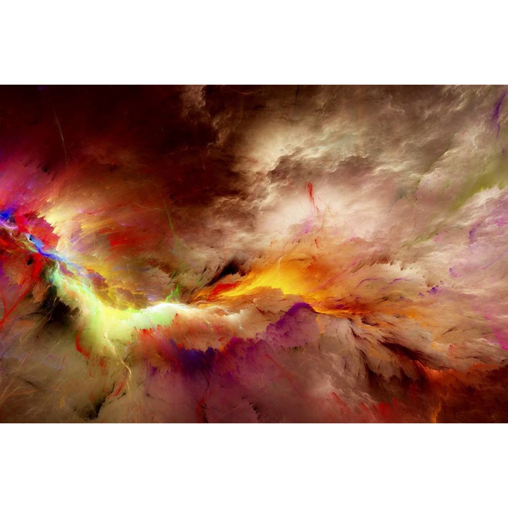 PVC öntapadó tapéta - Absztrakt festmény lila árnyalatokkal, 100 x 150 cm