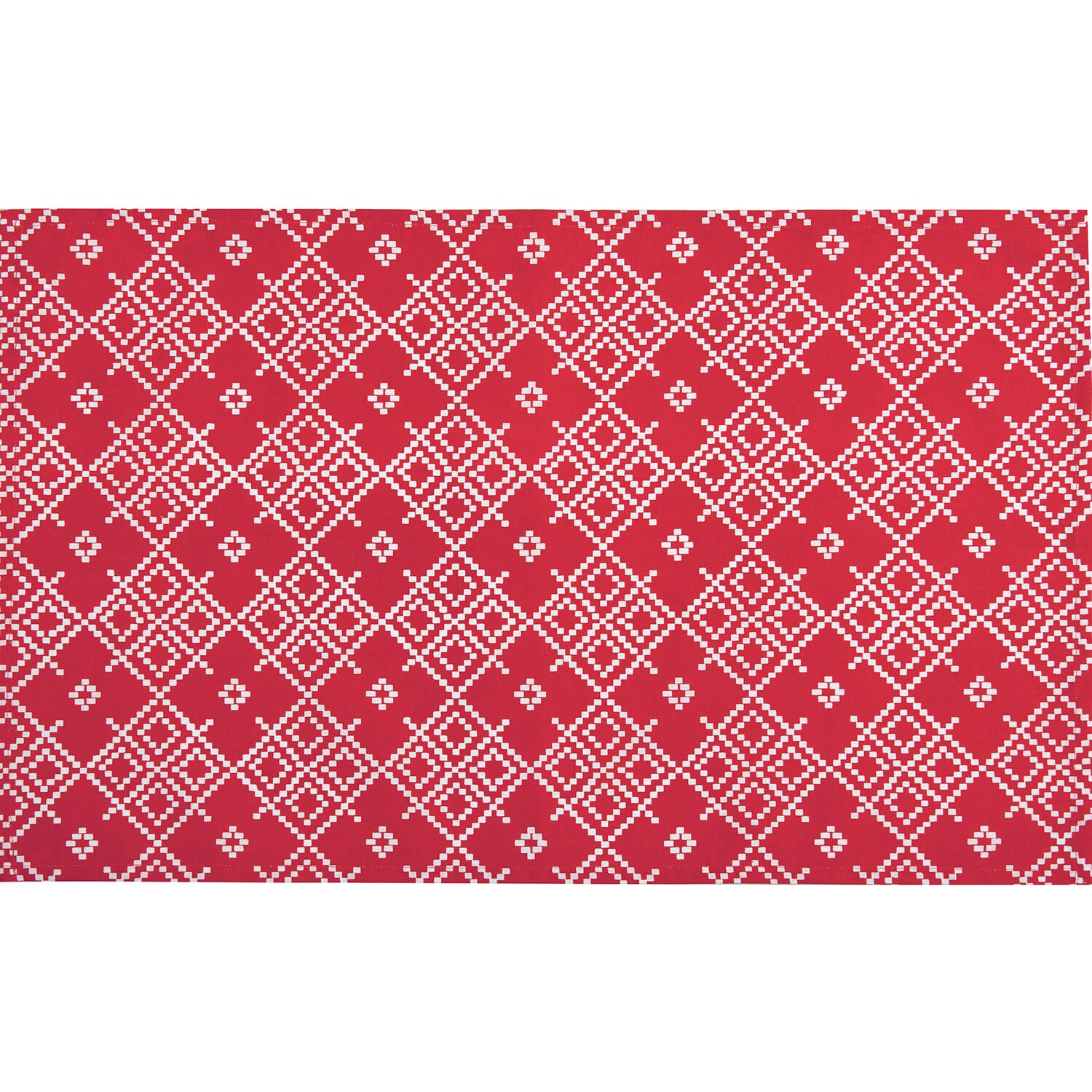 Prosop de bucatarie Heinner Home, 45 x 70 cm, 100% bumbac, Flori rosii