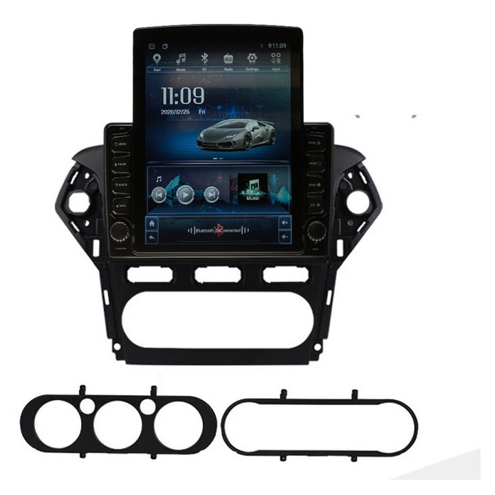 Navigatie AUTONAV ECO Android GPS Dedicata Ford Mondeo 2010-2014, Model XPERT Memorie 16GB Stocare, 1GB DDR3 RAM, Display Vertical Stil Tesla 10" Full-Touch, WiFi, 2 x USB, Bluetooth, Quad-Core 4 * 1.3GHz, 4 * 50W Audio