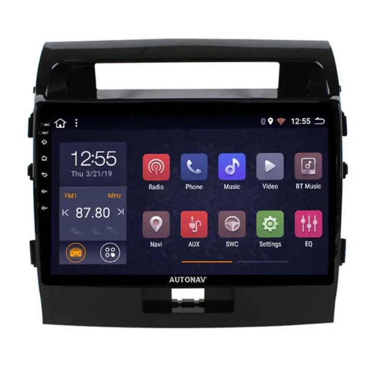 Navigatie AUTONAV Android GPS Dedicata Toyota Land Cruiser 2007-2017, Model Classic, Memorie 64GB Stocare, 4GB RAM, Display 10" Full-Touch, WiFi, 2 x USB, Bluetooth, 4G, Octa-Core 8 * 1.8GHz, 4 * 50W Audio