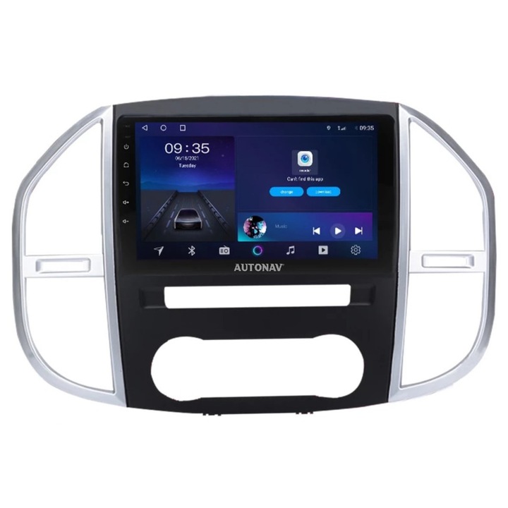 Navigatie AUTONAV Android GPS Dedicata Mercedes Vito 3 W447 Dupa 2014, Model Classic, Memorie 64GB Stocare, 2GB DDR3 RAM, Display 10" Full-Touch, WiFi, 2 x USB, Bluetooth, Quad-Core 4 * 1.3GHz, 4 * 50W Audio