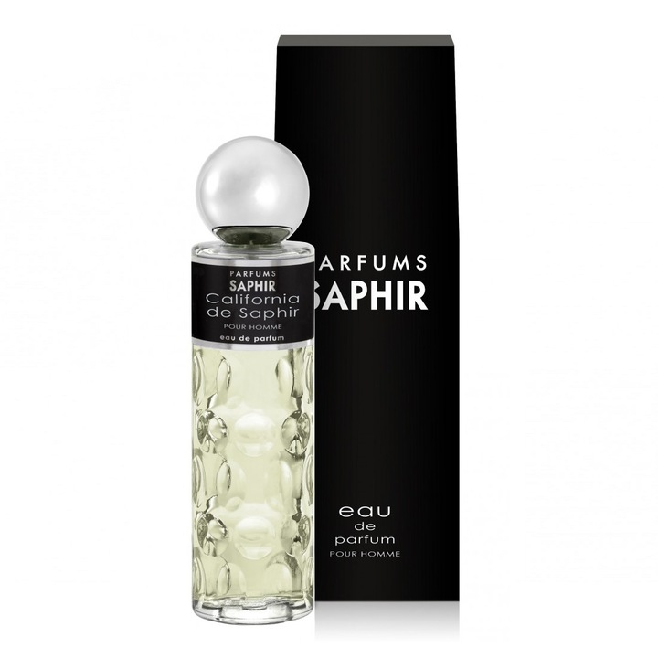 Apa de parfum, Saphir California Man, Barbati, 200ml