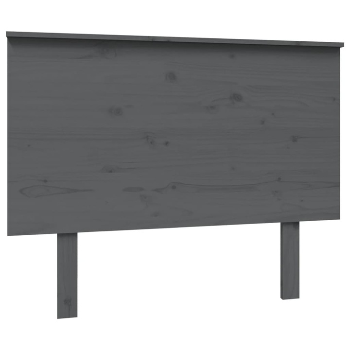 VidaXL szürke tömör fenyőfa ágyfejtámla 104x6x82,5 cm 4.3 kg