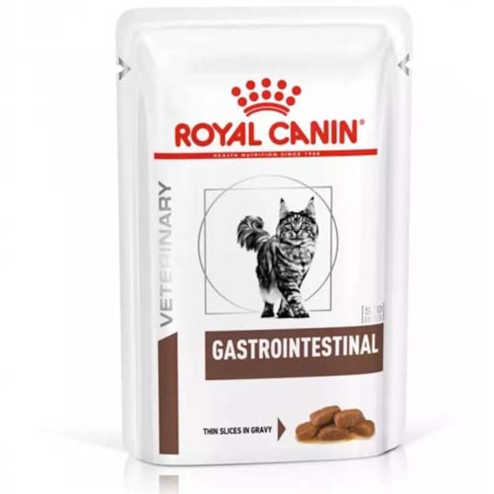 Royal Canin Vhn Gastrointestinal Cat alutasak 85g nedves eledel emésztőrendszeri betegségekben szenvedő felnőtt macskáknak