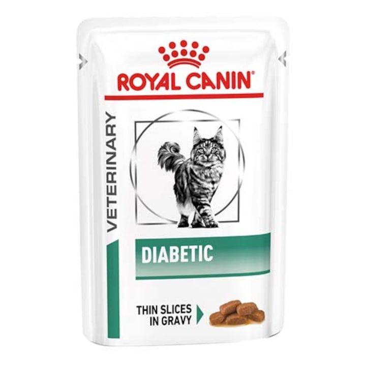 Royal Canin Vhn Diabetic Cat alutasak 85g nedves eledel cukorbetegséggel szenvedő macskáknak