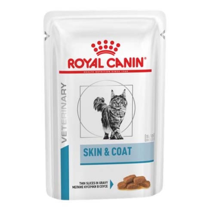 Royal Canin Vhn Cat Skin & Coat 85g alutasak érzékeny bőrű macskák számára