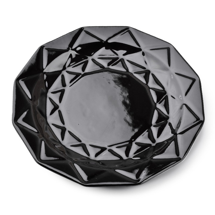 Farfurie decorativa suport, Mondex, mondex_002L9W, Ceramica, 24 cm