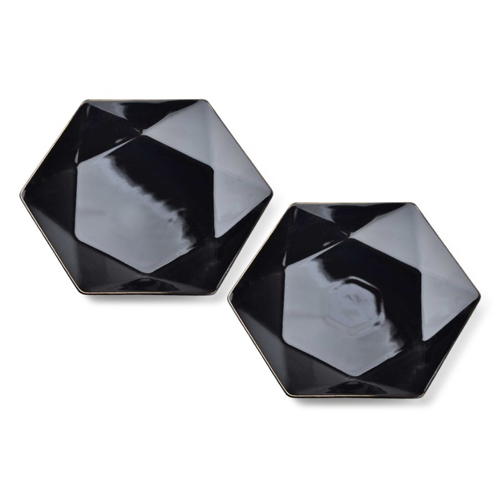 Mondex, tányér szett 2 darabos, mondex_002HAX, Porcelán, 32,5x28,5 cm