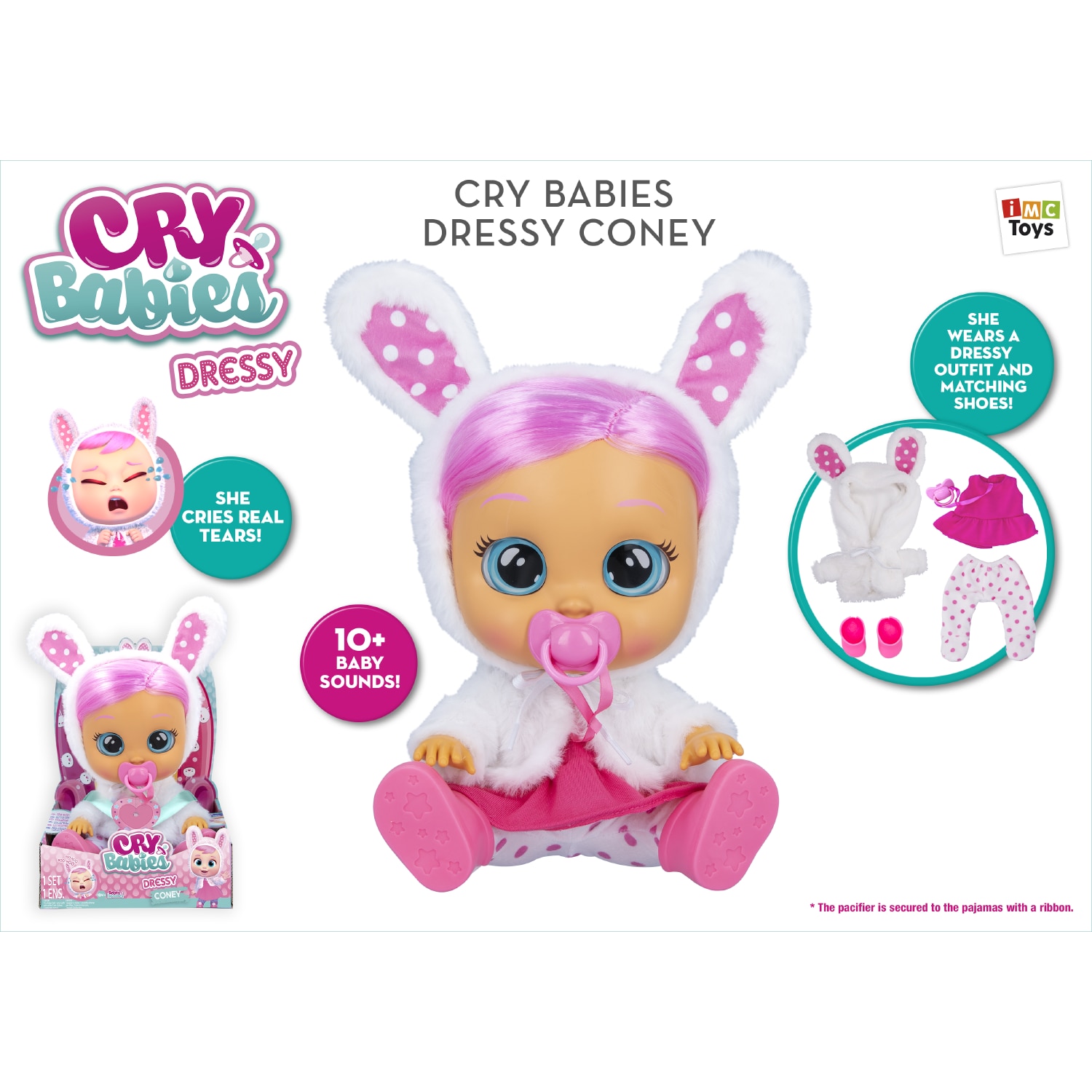 Кукла Cry Babies Dressy - Coney - eMAG.bg