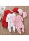 Salopeta Bebe Cu Caciulita 3-6 luni, Bumbac, 61-67 CM, Alb