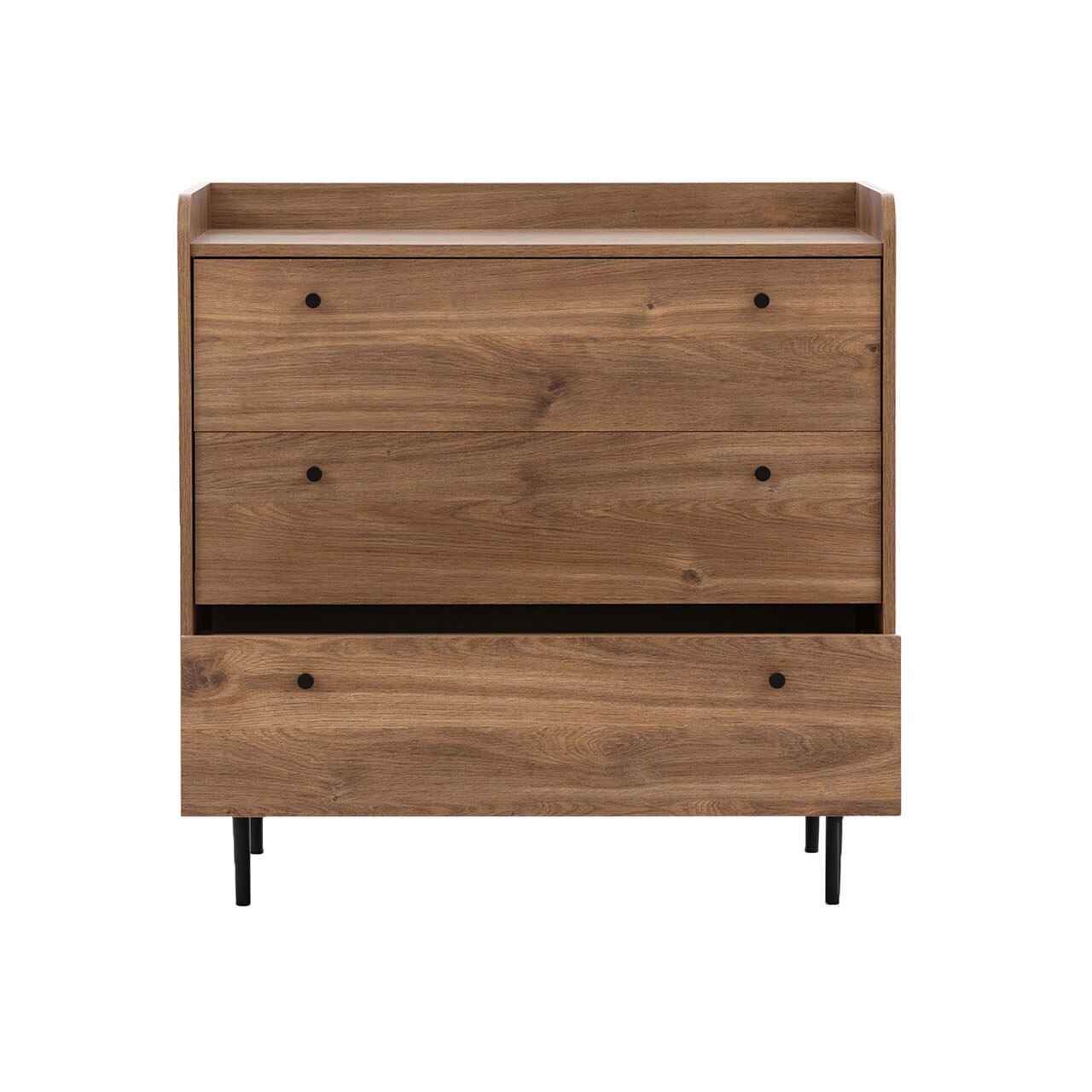 Comoda K3SZ Peczo PC02, MIRJAN24, maro / negru, 150x90x45 cm - eMAG.ro