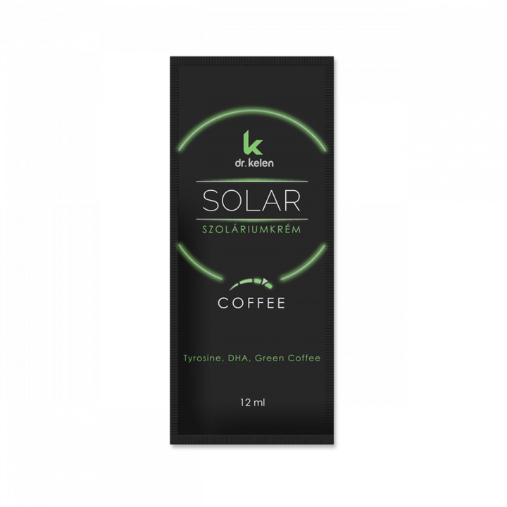 Dr.Kelen Solar Green Coffee szolárium krém, 12ml