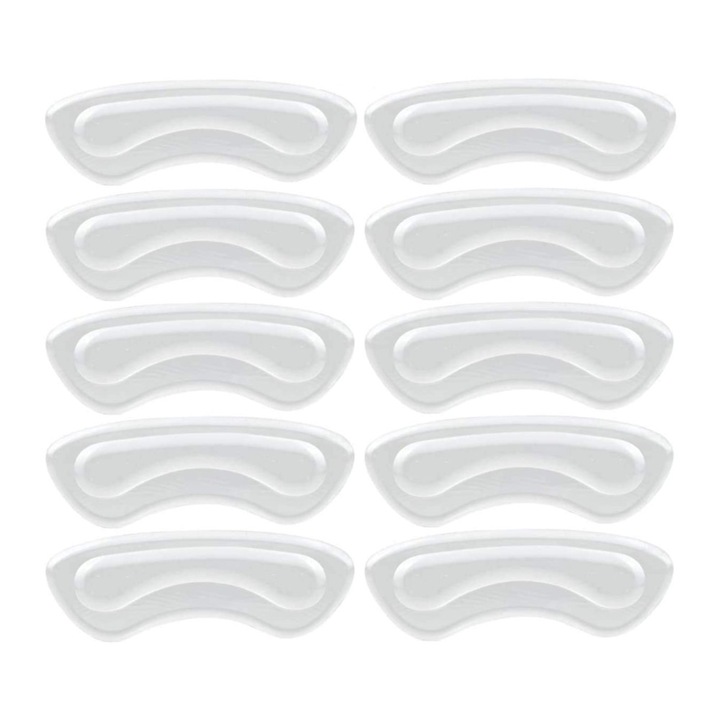 Set 10 perne calcaie, PARAFASA, Silicon, Transparent