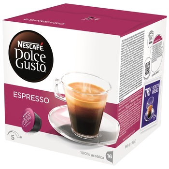 Capsule Nescafé Dolce Gusto, Espresso, 16 Capsule, 96 g Capsule Nescafé Dolce Gusto, Espresso, 16 Capsule, 96 g