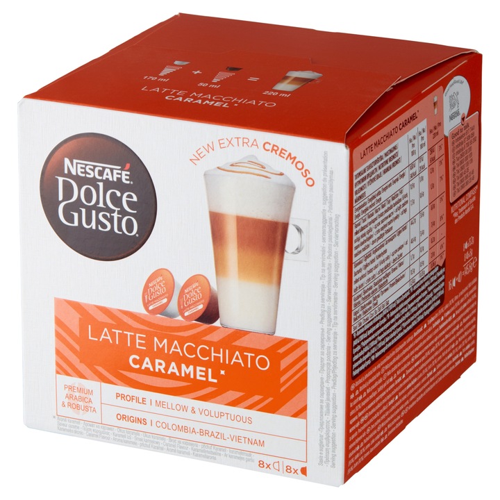 Nescafe Dolce Gusto Latte Macchiato Caramel kávékapszula, 16db