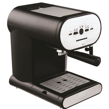 Espressor manual Heinner Soft Cream HEM-250, 1050W, 15 bar, 1l, Negru Espressor manual Heinner Soft Cream HEM-250, 1050W, 15 bar, 1l, Negru