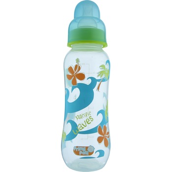 Biberon Primii Pasi Polipropilena Ergonomic, 250 ml, Verde Biberon Primii Pasi Polipropilena Ergonomic, 250 ml, Verde