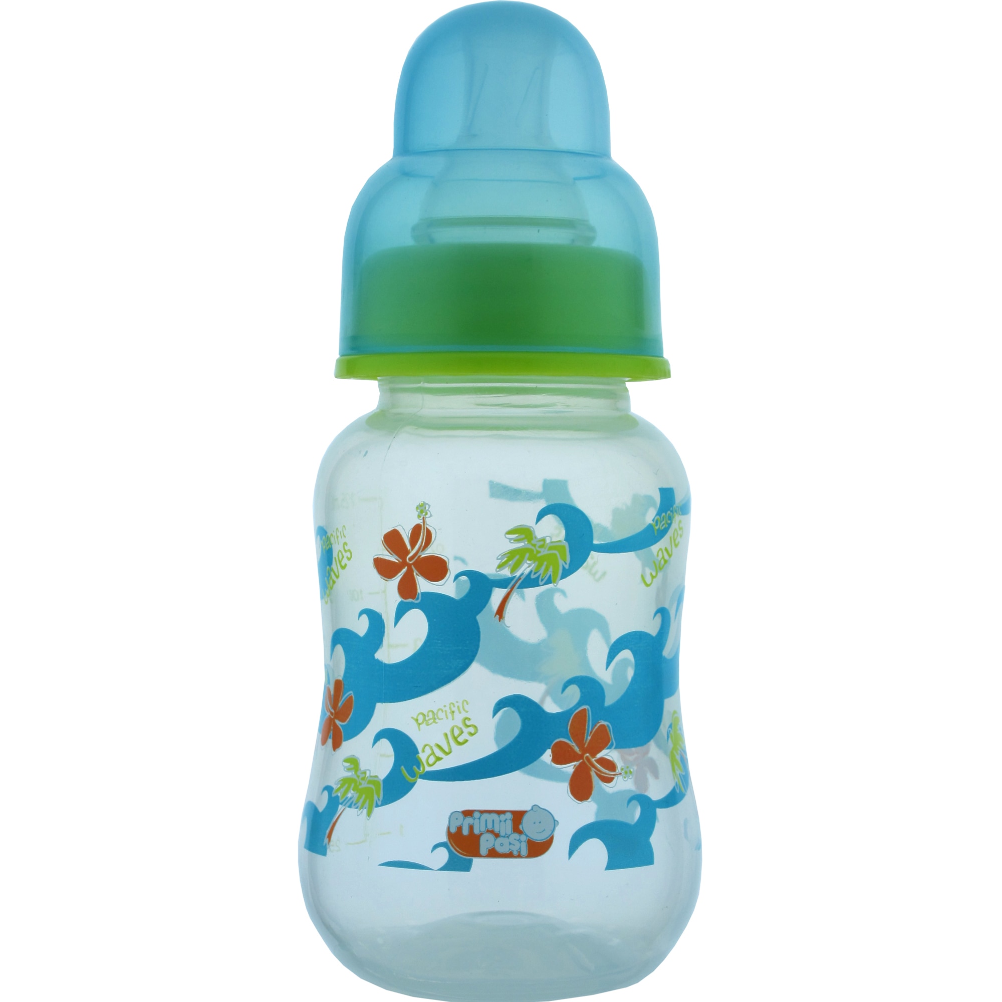 Biberon Primii Pasi Polipropilena Ergonomic, 125 ml, Verde
