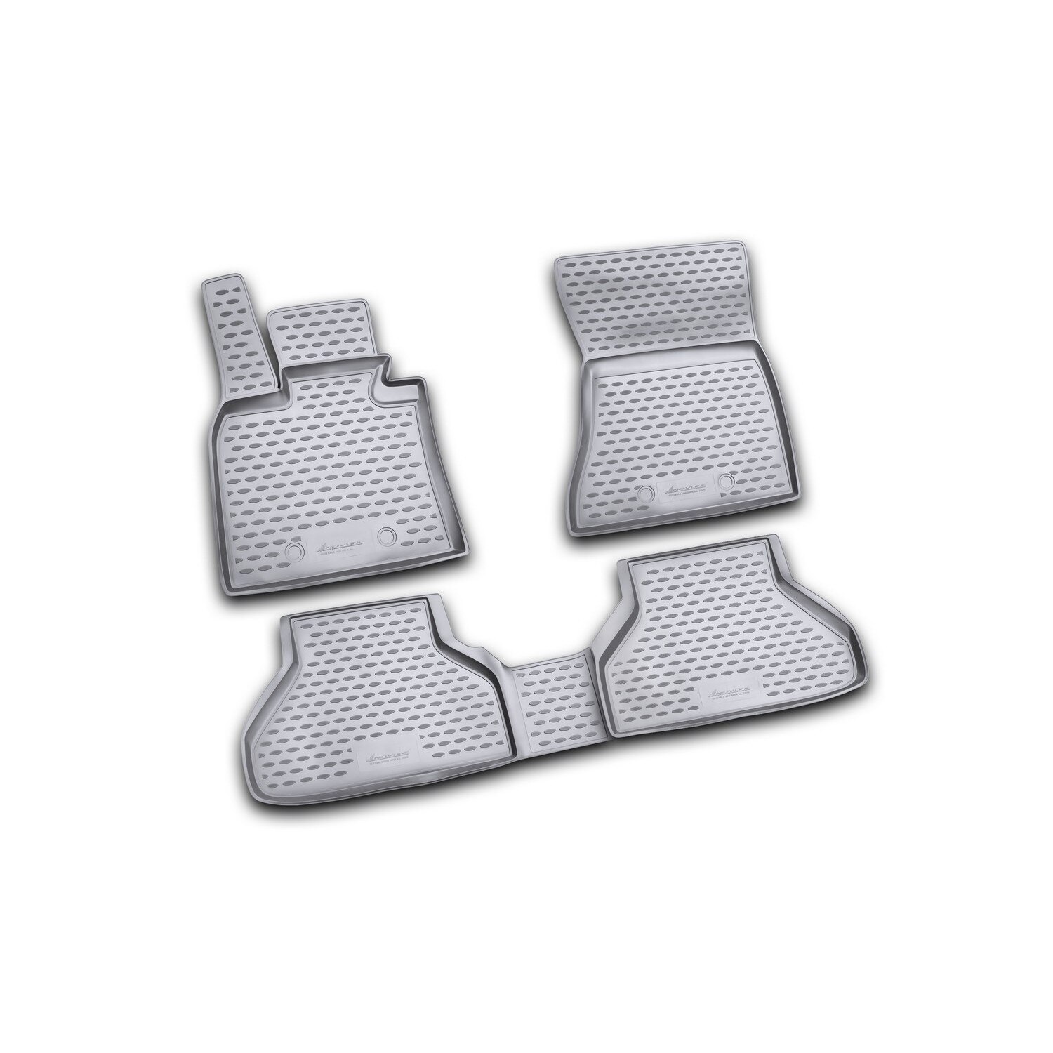 Set covorase auto Novline floor matsBMW X6 2009- , 4 buc.