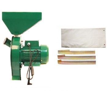 Set - Moara electrica pentru uruiala si cereale MF GF-1422 cu sac, Cupru, 2.5 KW, 200 kg/h, 4 site incluse + Adaptor pentru furaje si resturi vegetale Set - Moara electrica pentru uruiala si cereale MF GF-1422 cu sac, Cupru, 2.5 KW, 200 kg/h, 4 site incluse + Adaptor pentru furaje si resturi vegetale