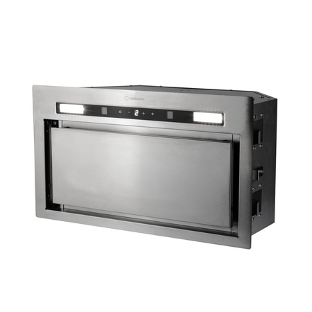 Hota incorporabila Turbionaire Thea 50 RC, 800 mc/h, Clasa A+, Motor brushless, Control prin Gesturi si Touch, Telecomanda, Iluminare LED 4000K, Aspiratie perimetrala, 3 viteze + Boost, Filtru Inox si Aluminiu in 5 straturi