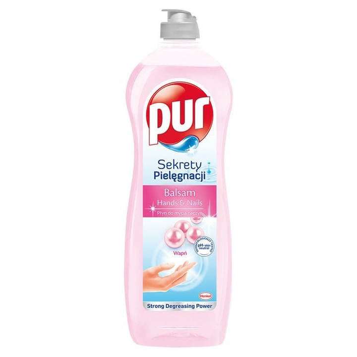 Detergent vase lichid Maini si Unghii, Pur, Aloe Vera, 750 ml