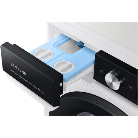 Masina de spalat rufe Bespoke Samsung WW11BB534DAES7, 11 kg, 1400 RPM, Clasa A, Motor Digital Inverter, Ecobubble, AI Control, Auto Dispenser, Alb