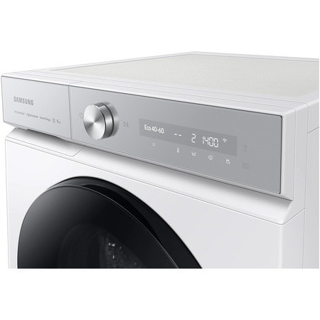 Пералня Bespoke Samsung WW11BB944DGHS7, 11 кг, 1400 об/мин, Клас A, Мотор Digital Inverter, AI Ecobubble, AI Wash, AI Control, Bubble Soak, Бял