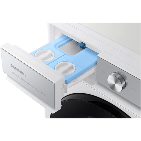 Masina de spalat rufe Bespoke Samsung WW11BB944DGHS7, 11 kg, 1400 RPM, Clasa A, Motor Digital Inverter, AI Ecobubble, AI Wash, AI Control, Bubble Soak, Alb