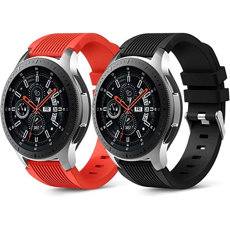 OEM 2 db 22 mm-es szilikon szíj készlet, amely kompatibilis a Samsung ...