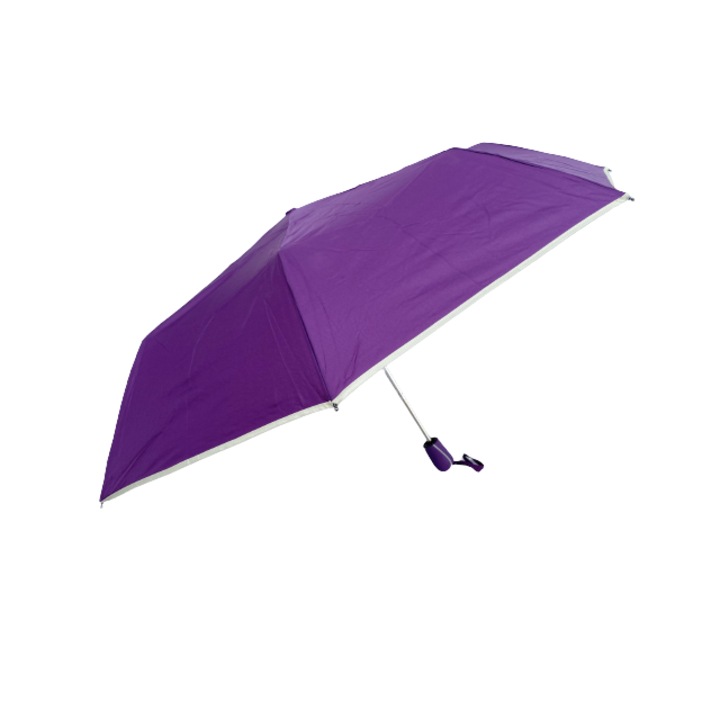 Umbrela dama, pliabila, antivant, violet, Ø90 cm