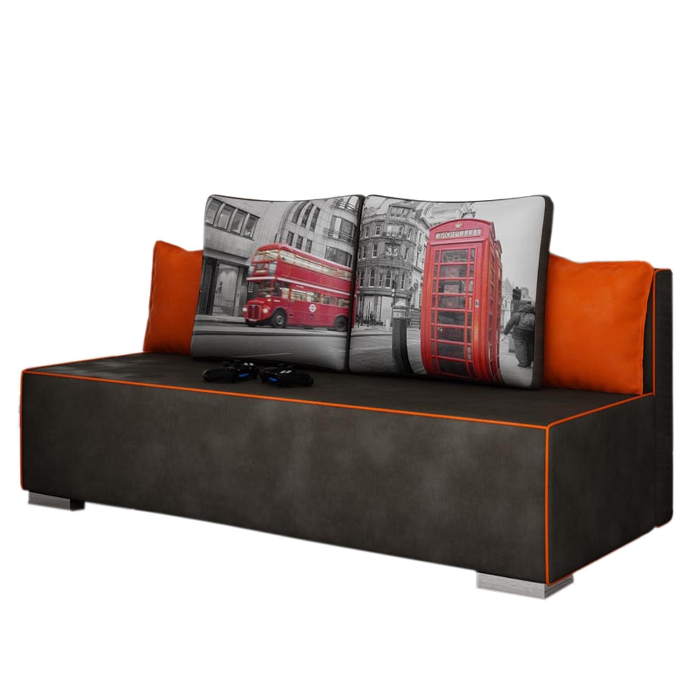 Canapea Extensibila Cosmo Co02, Genarom, Tornado84 / Tornado64 / London, 200 x 95 x 73 cm