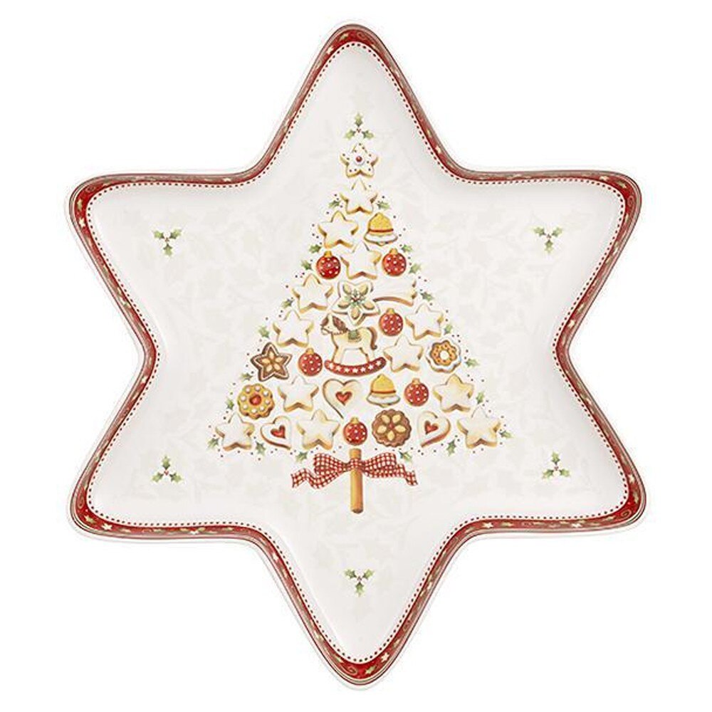 Platou aperitive Villeroy & Boch, Star bowl Tree Winter bakery delight, large