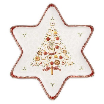 Platou aperitive Villeroy & Boch, Star bowl Tree Winter bakery delight, large Platou aperitive Villeroy & Boch, Star bowl Tree Winter bakery delight, large