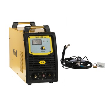 Aparat de taiere profesional cu plasma Velt CUT 100, 100 A, capacitate taiere 35 mm, tehnologie invertor, 35 kg Aparat de taiere profesional cu plasma Velt CUT 100, 100 A, capacitate taiere 35 mm, tehnologie invertor, 35 kg